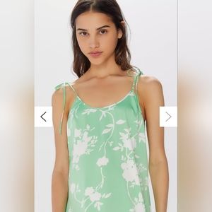 Urban Outfitters Maya Tie-Shoulder Shift-Style Mini Floral Slip Dress Size XS
